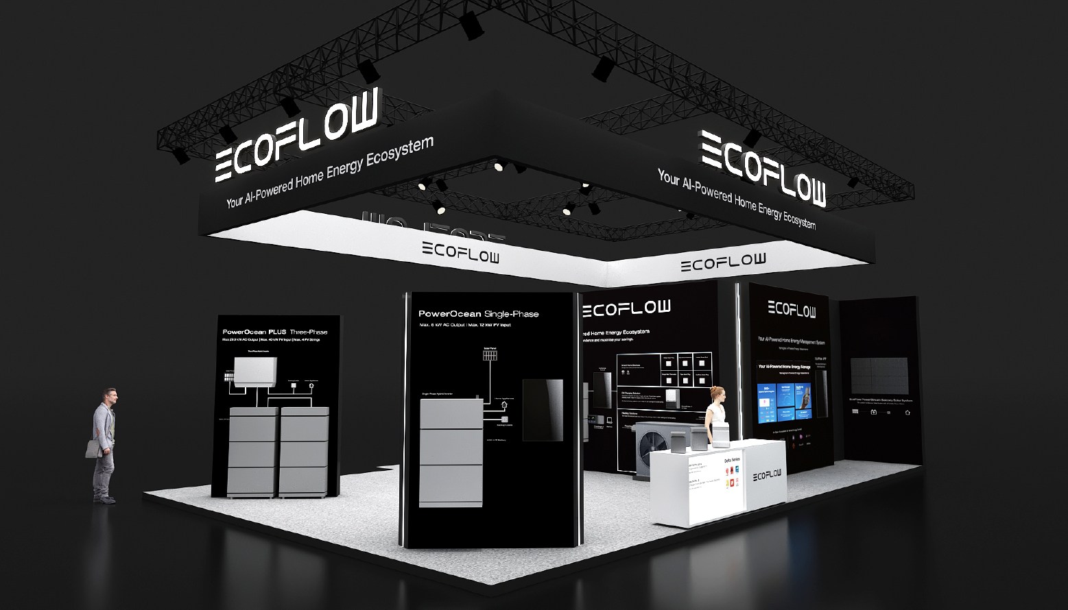 EcoFlow Genera 2025 booth